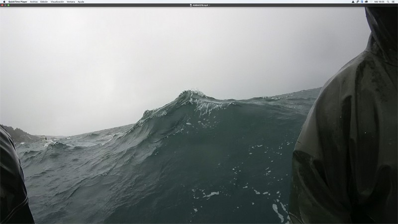 Duras condiciones en el Campeonato Navarro de Pesca Submarina